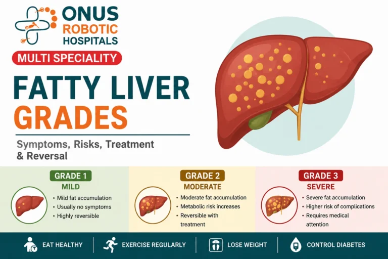 Grade 1, Grade 2 & Grade 3 Fatty Liver Explained: Symptoms, Risks, Treatment & Reversal – By  Dr. Ravi Kiran | Diabetologist, Onus Robotic Hospital