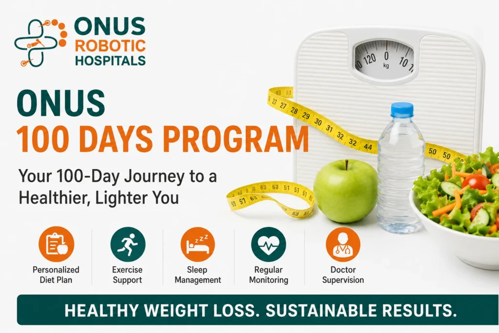 100-Day Doctor-Led Weight Loss & Metabolic Health Program – By Dr. Ravi Kiran | Diabetologist, Onus Robotic Hospital