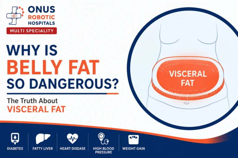 Why Is Belly Fat So Dangerous? The Truth About Visceral Fat – By  Dr. Ravi Kiran | Diabetologist, Onus Robotic Hospital