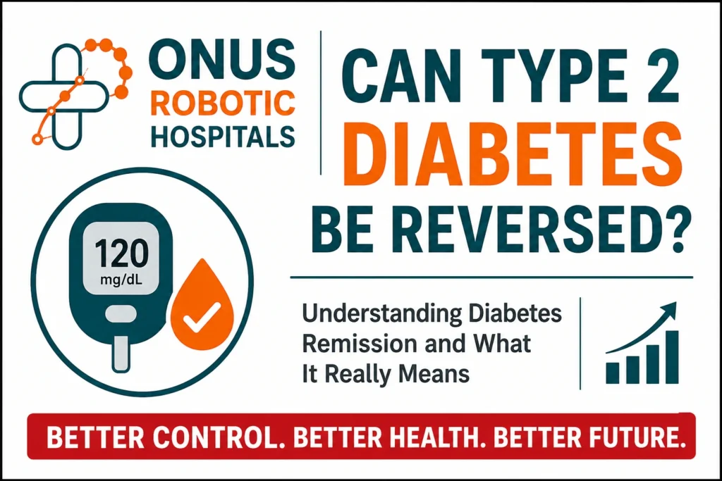 Can Type 2 Diabetes Be Reversed? Understanding Diabetes Remission and What It Really Means – By  Dr. Ravi Kiran | Diabetologist, Onus Robotic Hospital