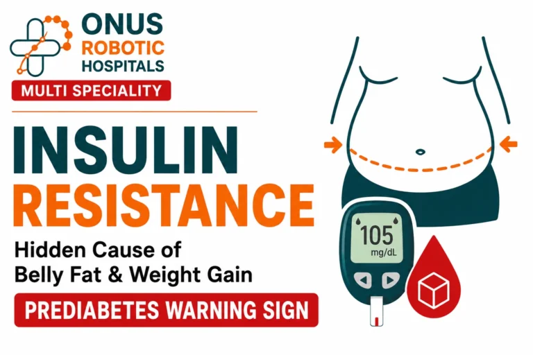 Insulin Resistance: The Hidden Reason Behind Belly Fat, Prediabetes and Weight Gain – By Dr. Ravi Kiran | Diabetologist, Onus Robotic Hospital